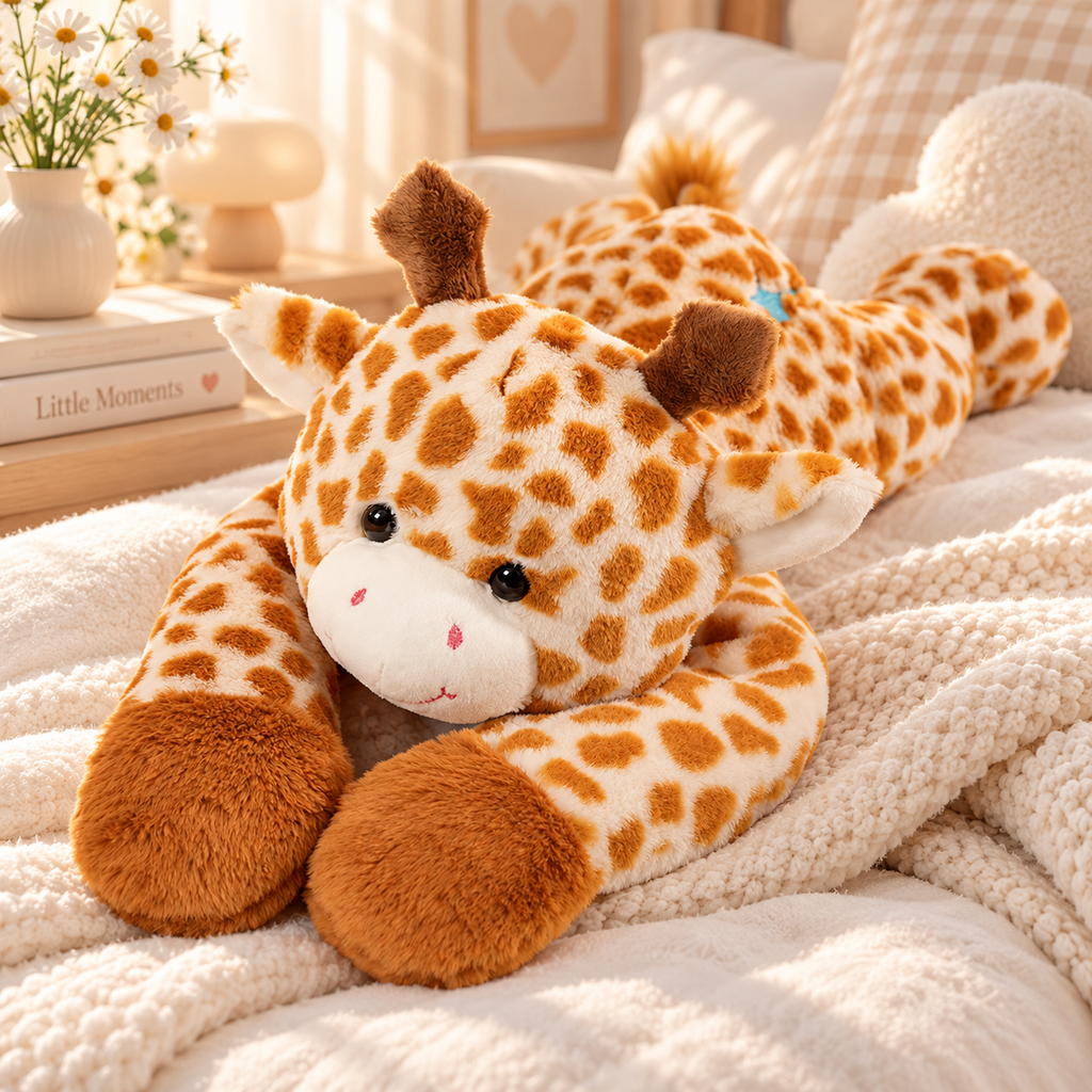 Peluche lestée Girafe — modèle 800 g et 60 cm